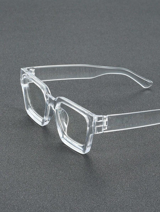 Transparent Frame White Sunglasses Timeless Style