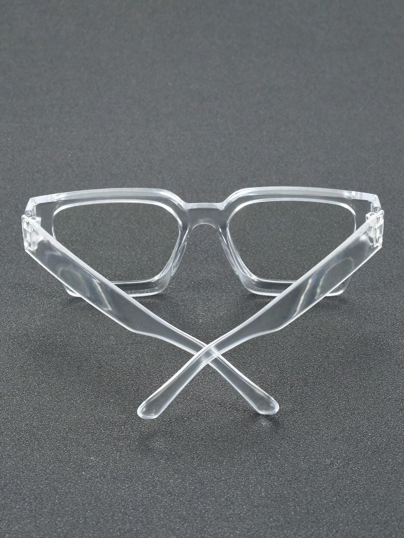 Transparent Frame White Sunglasses Timeless Style