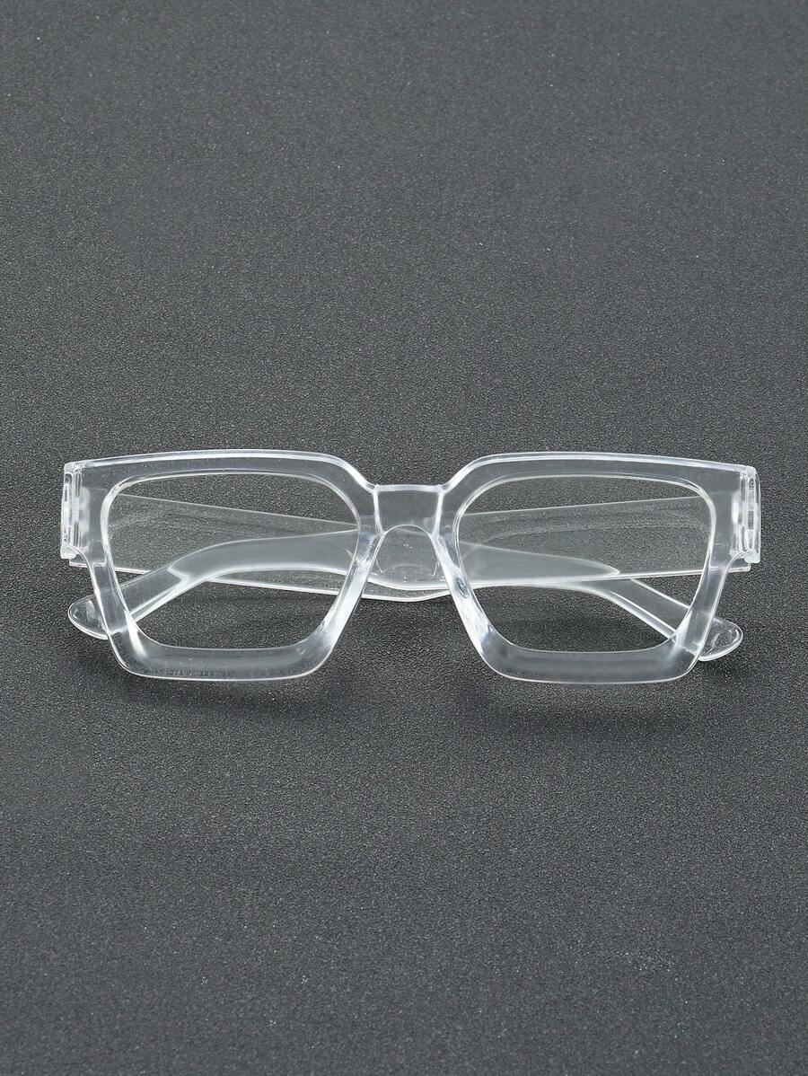 Transparent Frame White Sunglasses Timeless Style