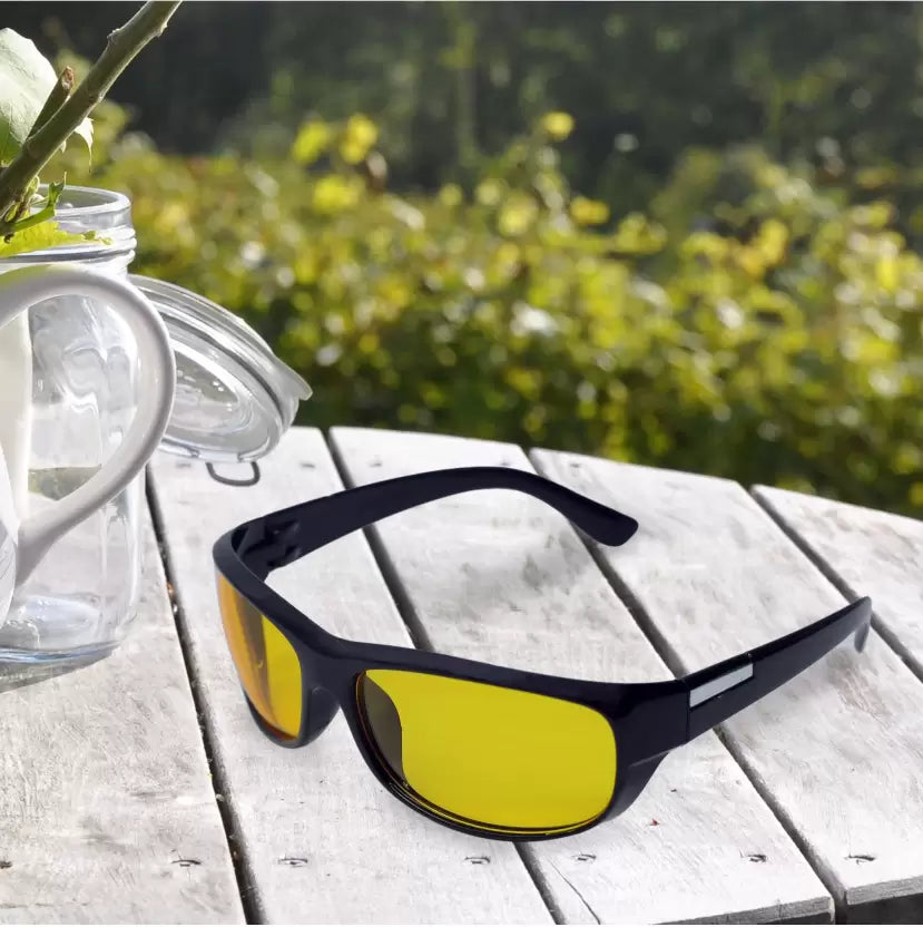 Yellow Color Black Frame Goggles