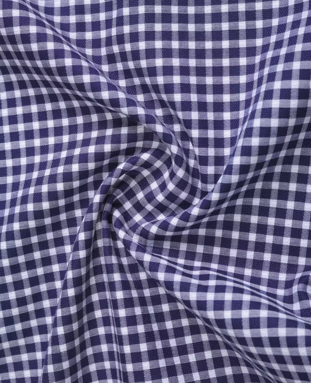 Spirited Men's Full Sleeves Mini Checks Formal Shirt Premium Collection Cotton Fabric Purple